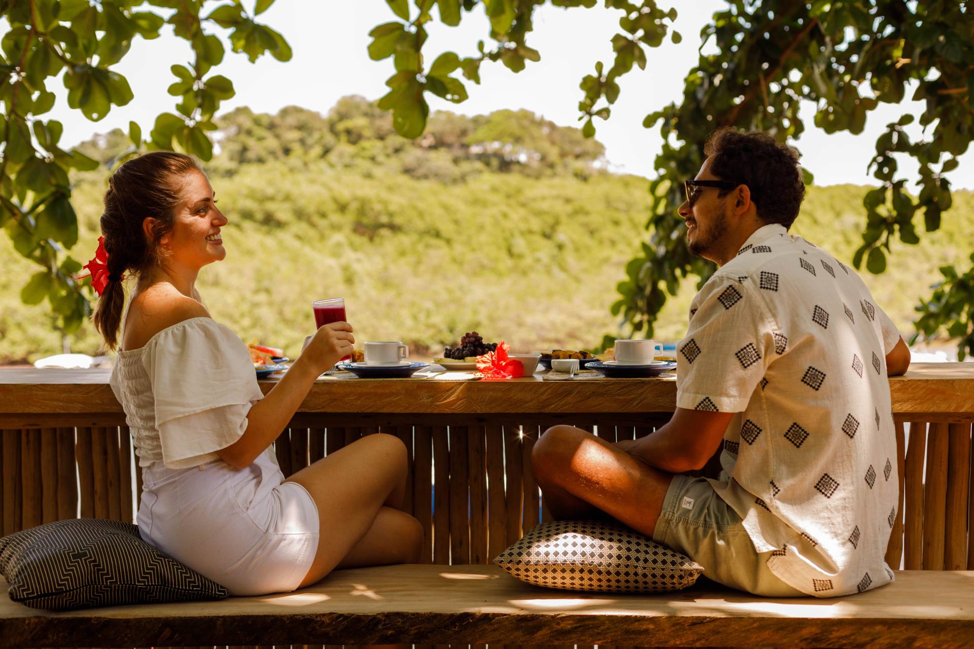 Vista de Pousada do Rio Caraiva 